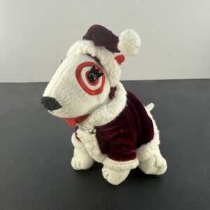 Target Bullseye Puppy Plush 2011 Victorian Dog Christmas Claus